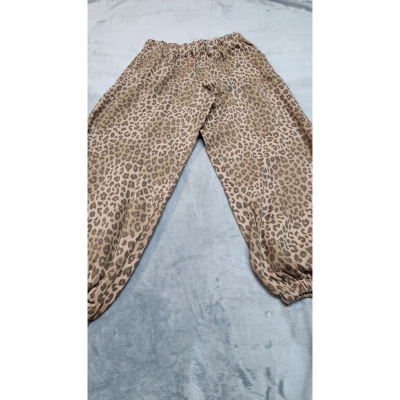 Victoria's Secret Women's Size L Leopard Ivy Fleece Oversized Sweatpants NWT - Picture 5 of 7